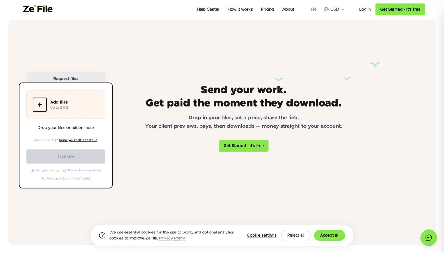 ZeFile : envoi de fichiers payés par Mobile Money ou carte